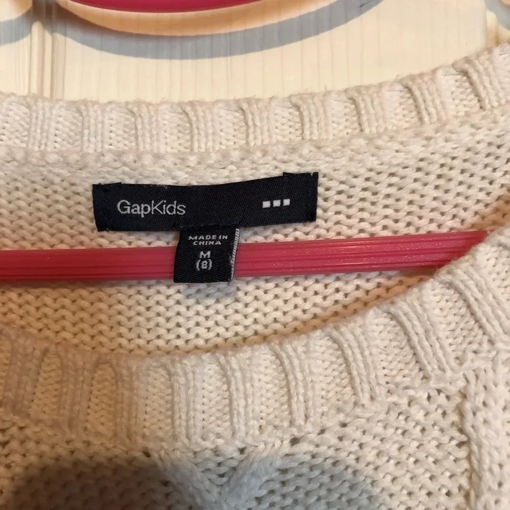Gap Kids Long Sweater White/Cream Size 8